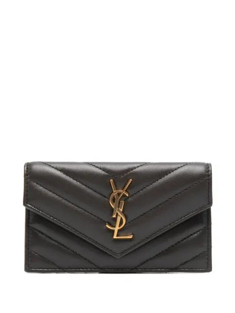 Cassandre matelassé leather wallet by SAINT LAURENT