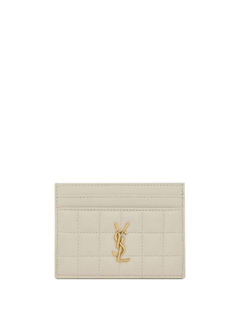Cassandre quilted card holder by SAINT LAURENT