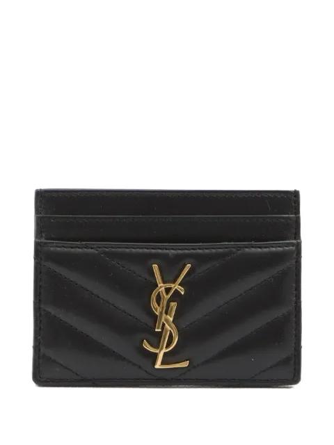 Cassandre quilted leather card holder by SAINT LAURENT