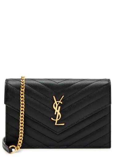 Cassandre quilted leather wallet-on-chain by SAINT LAURENT