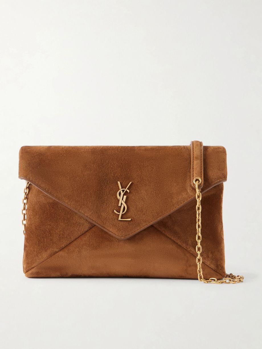Cassandre suede shoulder bag by SAINT LAURENT