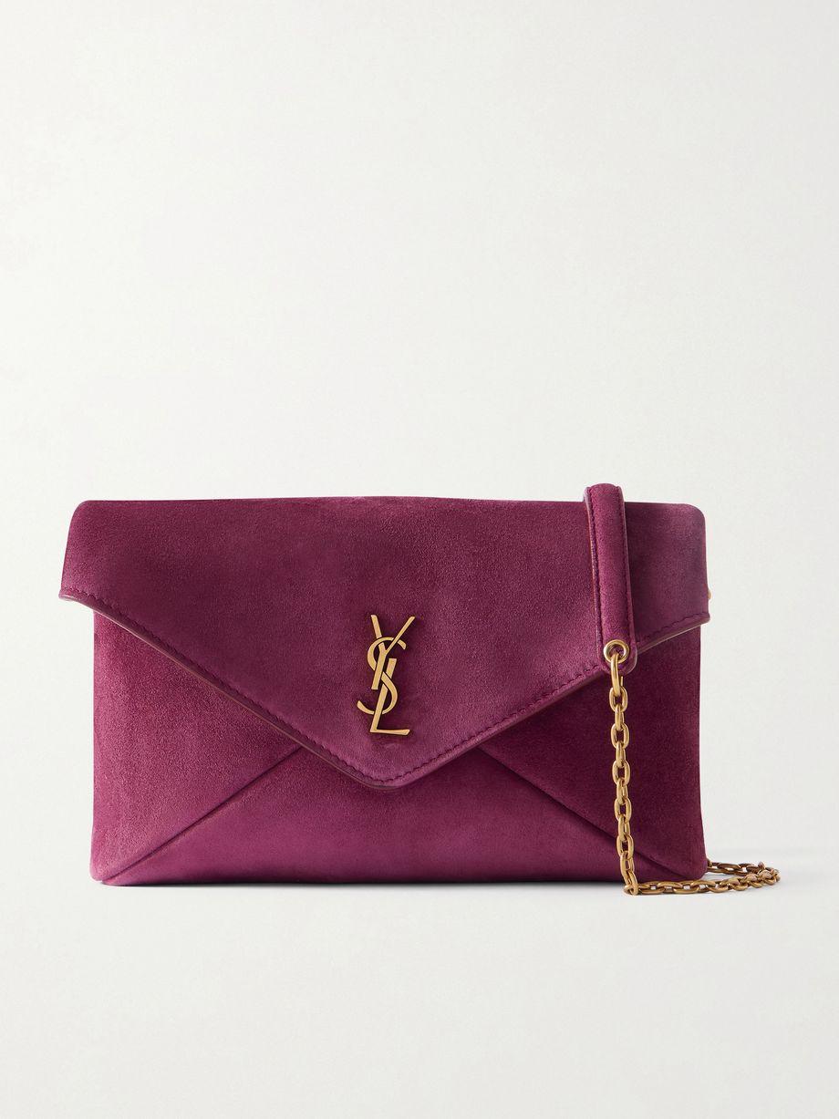 Cassandre suede shoulder bag by SAINT LAURENT