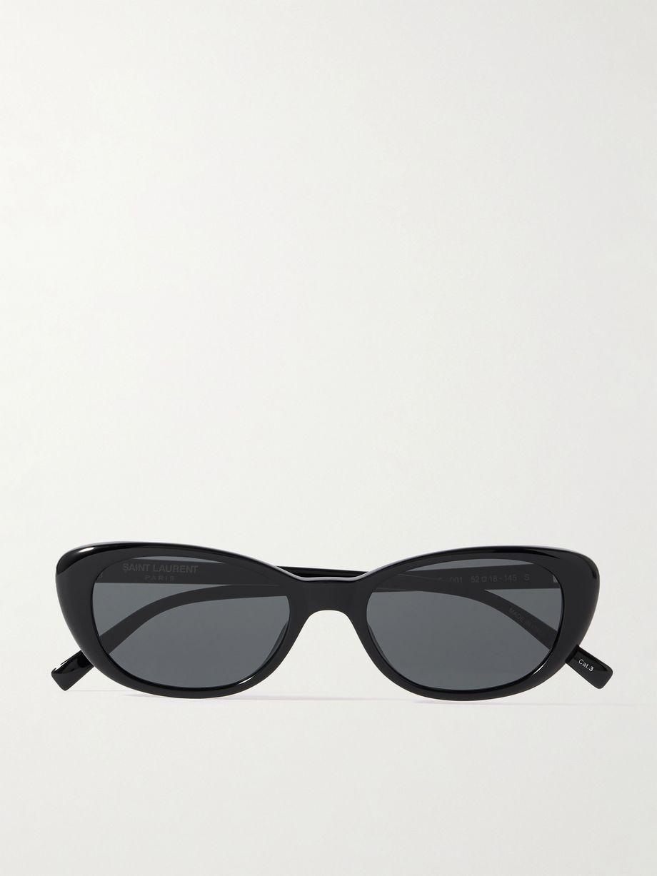 Cat-eye acetate sunglasses by SAINT LAURENT