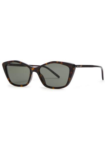 Cat-eye sunglasses by SAINT LAURENT