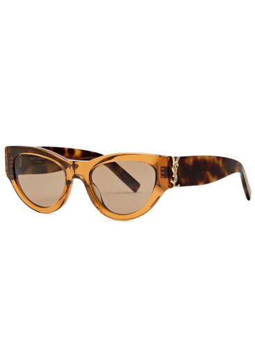 Cat-eye sunglasses by SAINT LAURENT