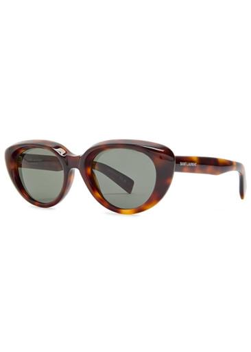 Cat-eye sunglasses by SAINT LAURENT