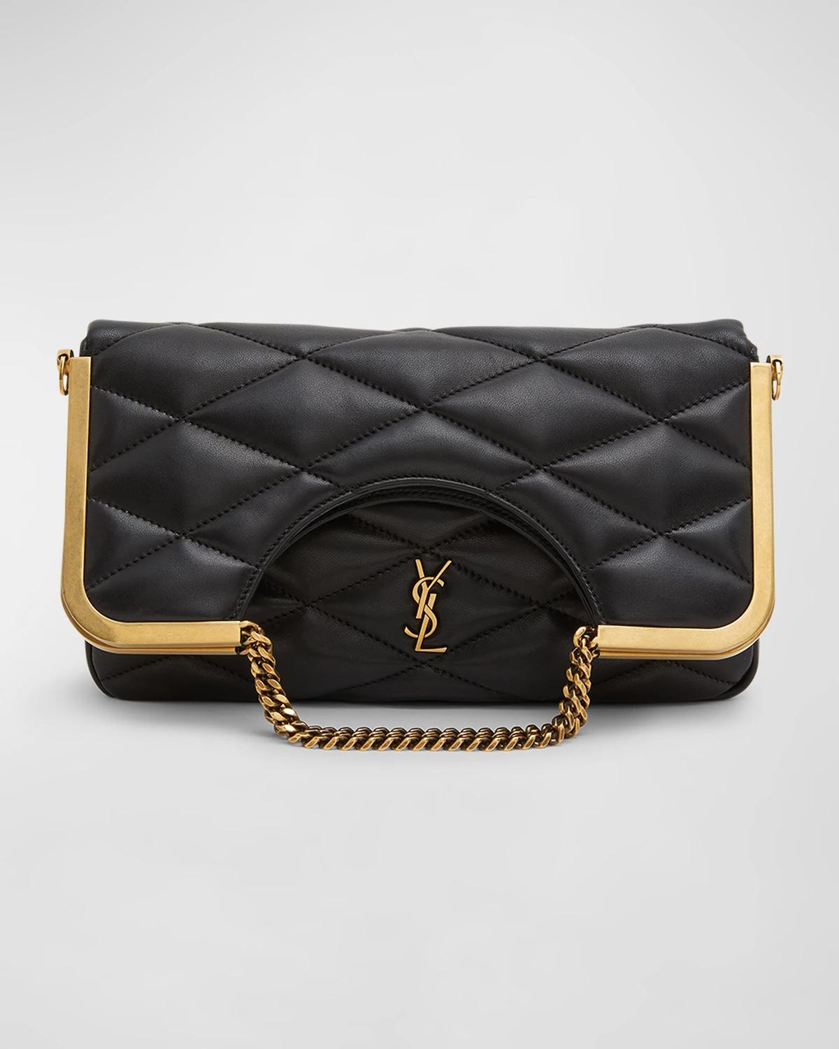 Cerniera YSL Quilted Leather Top-Handle Bag by SAINT LAURENT Cerniera YSL Quilted Leather Top-Handle Bag by SAINT LAURENT