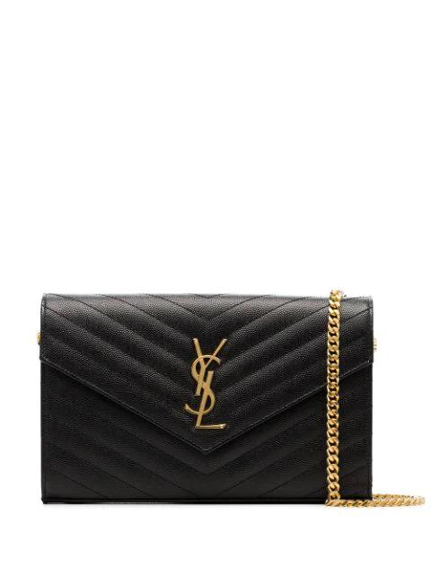 Classic Cassandre quilted leather clutch bag by SAINT LAURENT
