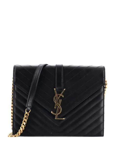 Classic Monogram Envelope Chain Bag Matelasse Chevron Leather Medium shoulder bag by SAINT LAURENT Classic Monogram Envelope Chain Bag Matelasse Chevron Leather Medium shoulder bag by SAINT LAURENT