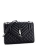 Classic Monogram Envelope Satchel Mixed Matelasse Leather Medium shoulder bag by SAINT LAURENT Classic Monogram Envelope Satchel Mixed Matelasse Leather Medium shoulder bag by SAINT LAURENT