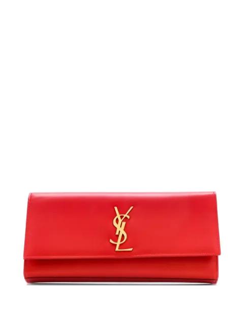 Classic Monogram Leather Long clutch bag by SAINT LAURENT 