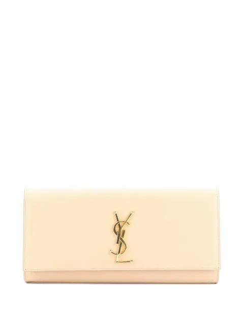 Classic Monogram Leather Long clutch bag by SAINT LAURENT 