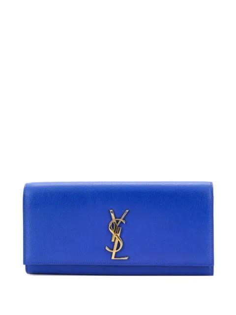 Classic Monogram Leather Long clutch bag by SAINT LAURENT 