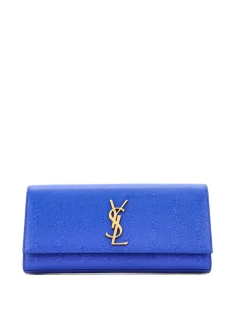 Classic Monogram Leather Long clutch bag by SAINT LAURENT 