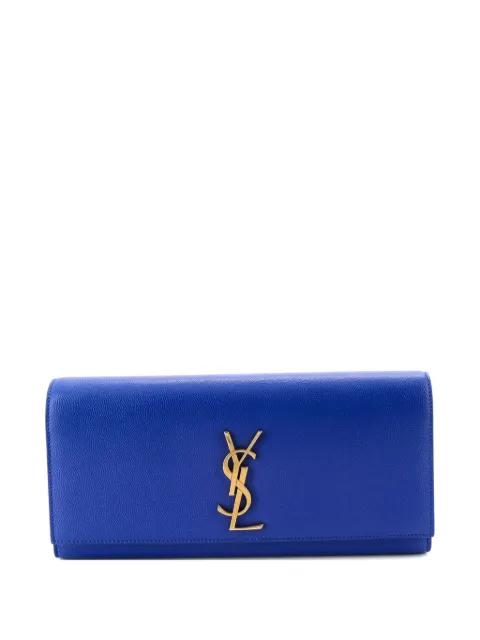 Classic Monogram Leather Long clutch bag by SAINT LAURENT 