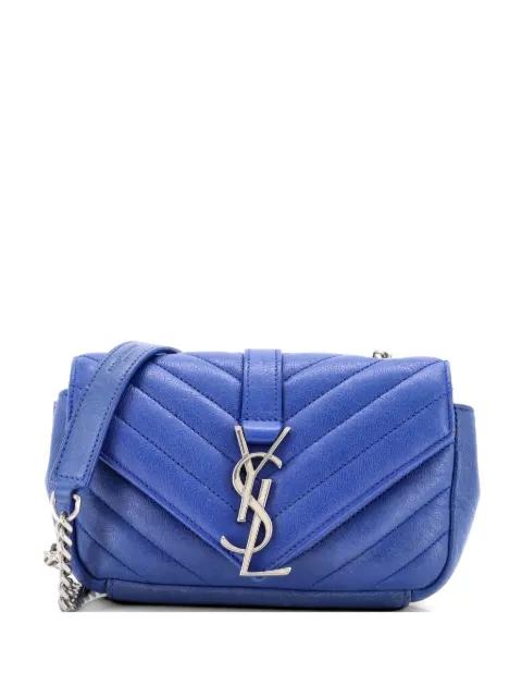 Classic Monogram Matelasse Chevron Leather Baby crossbody bag by SAINT LAURENT 