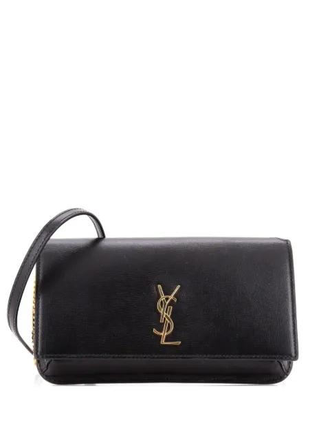 Classic Monogram Phone Holder Shoulder Bag Leather crossbody bag by SAINT LAURENT 