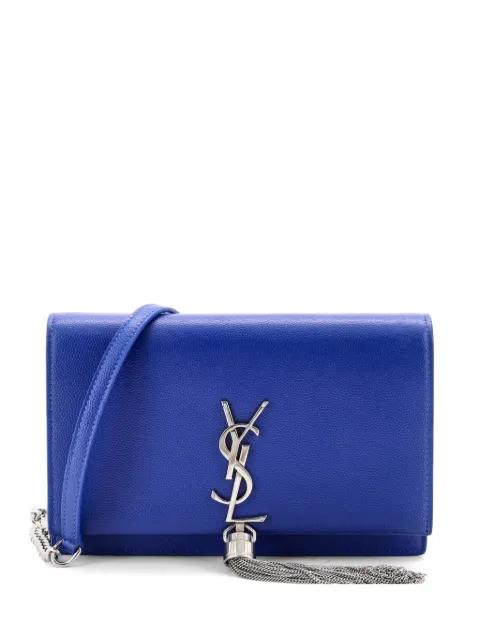 Classic Monogram Tassel Chain Wallet Leather crossbody bag by SAINT LAURENT 