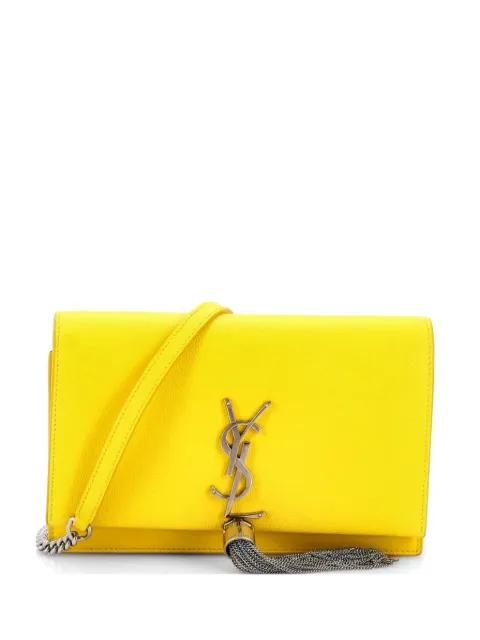 Classic Monogram Tassel Chain Wallet Leather crossbody bag by SAINT LAURENT 