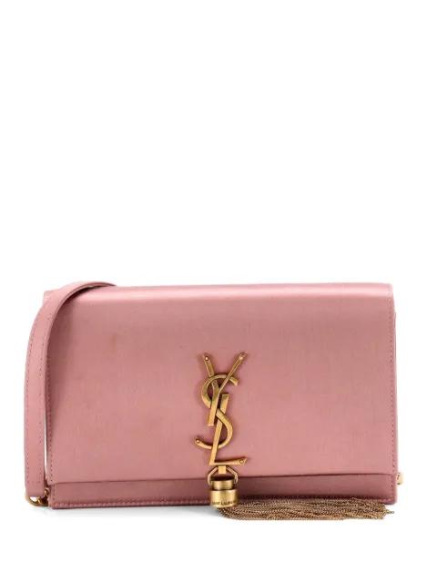 Classic Monogram Tassel Chain Wallet Satin shoulder bag by SAINT LAURENT 