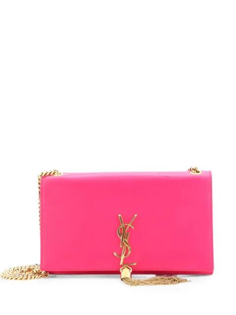 Classic Monogram Tassel Leather Medium crossbody bag by SAINT LAURENT 