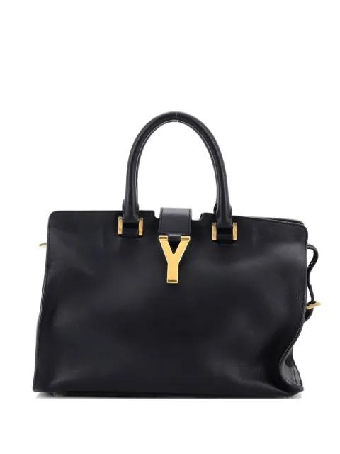 Classic Y Cabas Leather Small satchel by SAINT LAURENT 