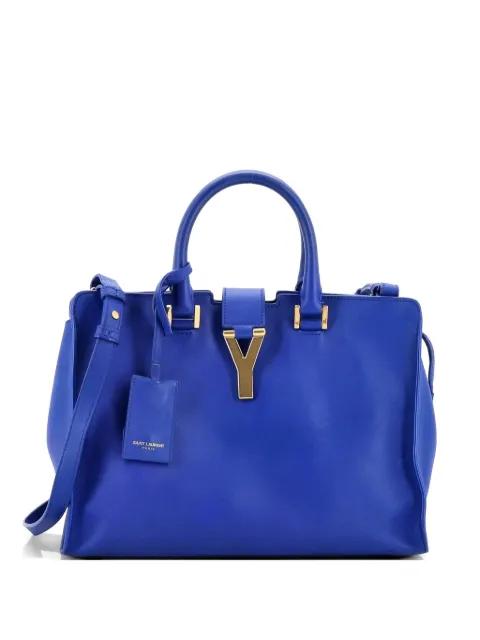 Classic Y Cabas Leather Small satchel by SAINT LAURENT 