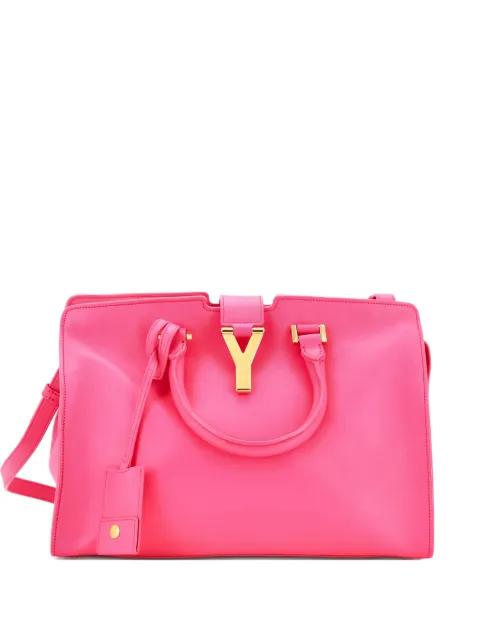 Classic Y Cabas Leather Small satchel by SAINT LAURENT 