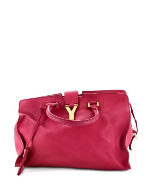 Classic Y Cabas Leather Small satchel by SAINT LAURENT 