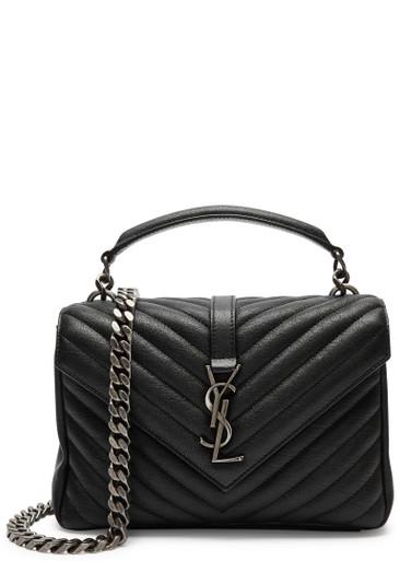 College medium leather shoulder bag by SAINT LAURENT