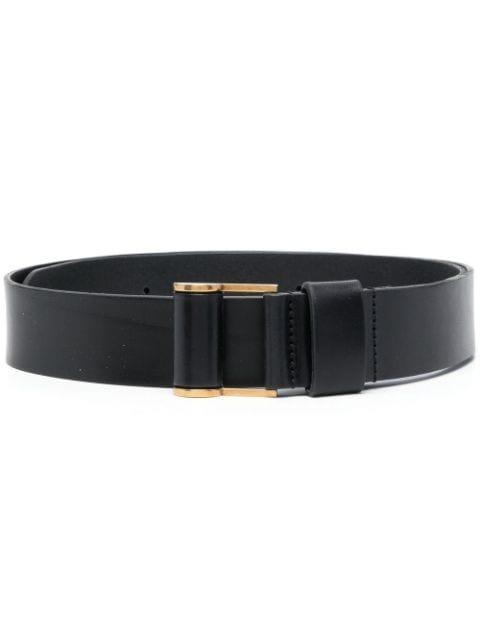 Corset leather belt by SAINT LAURENT