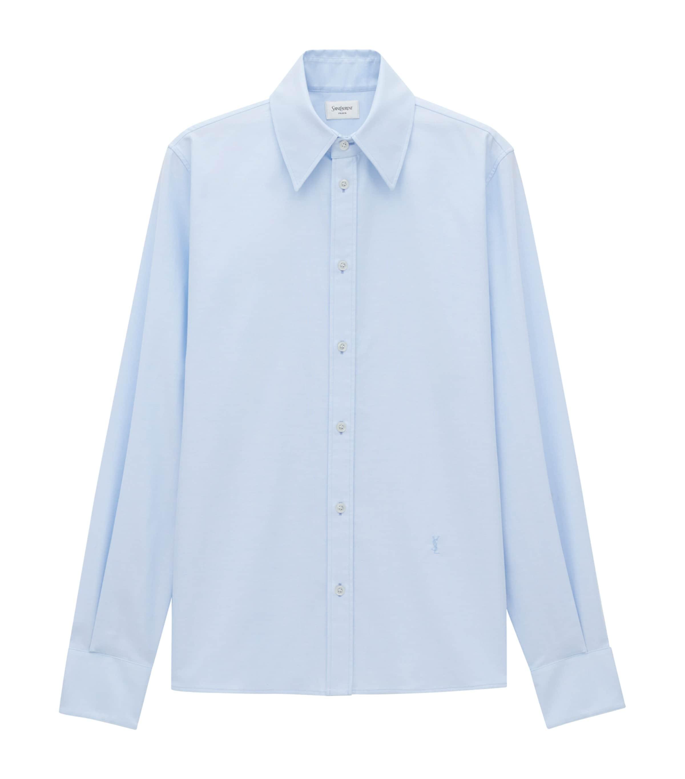 Cotton Cassandre Oxford Shirt by SAINT LAURENT