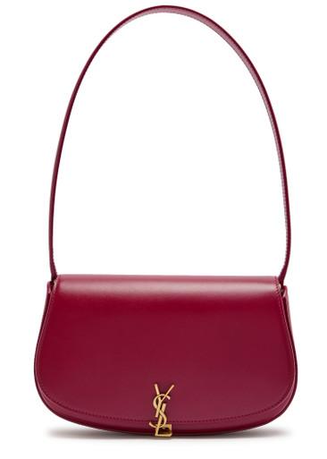 Demi Lune leather shoulder bag by SAINT LAURENT