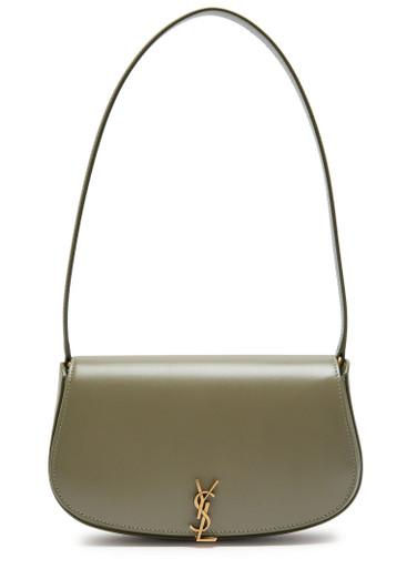 Demi Lune leather shoulder bag by SAINT LAURENT