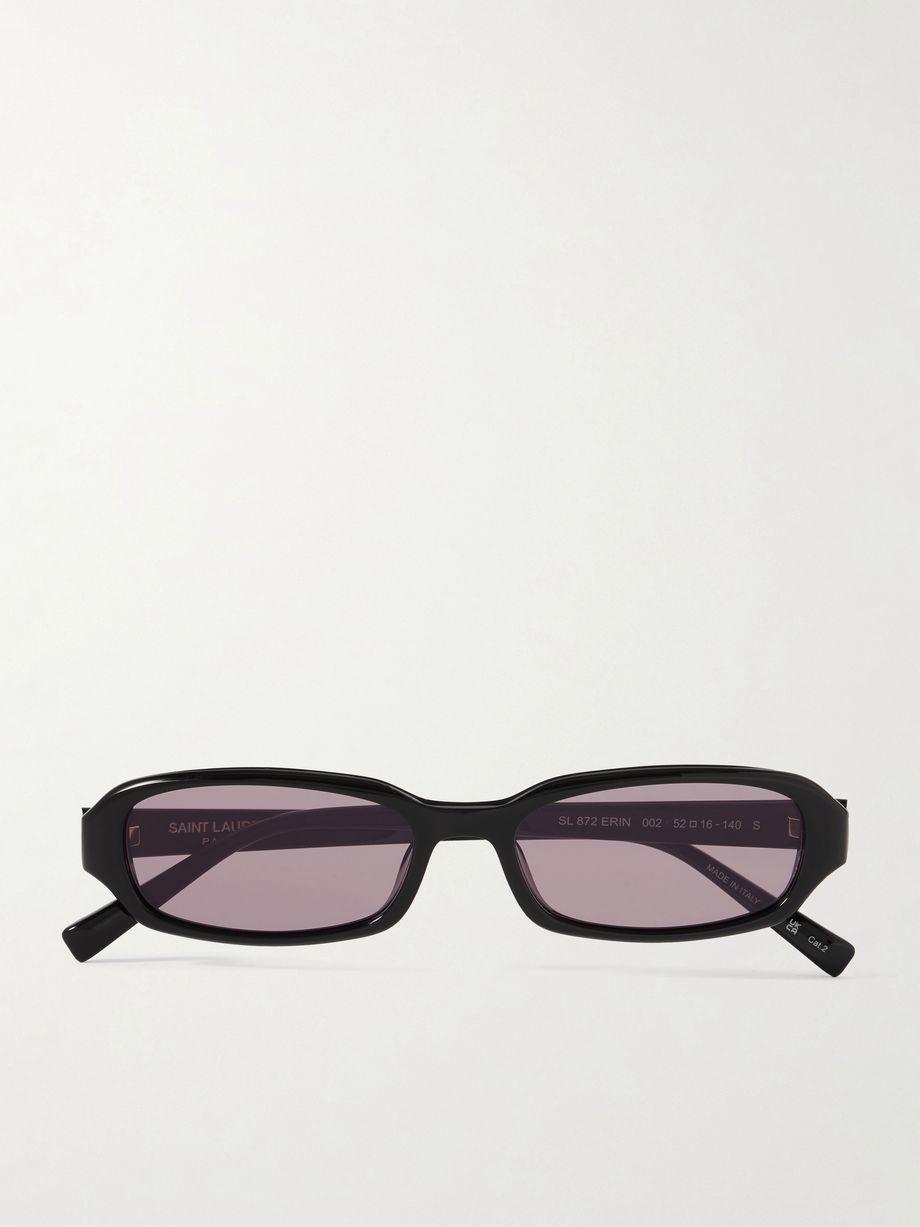 Erin oval-frame acetate sunglasses by SAINT LAURENT