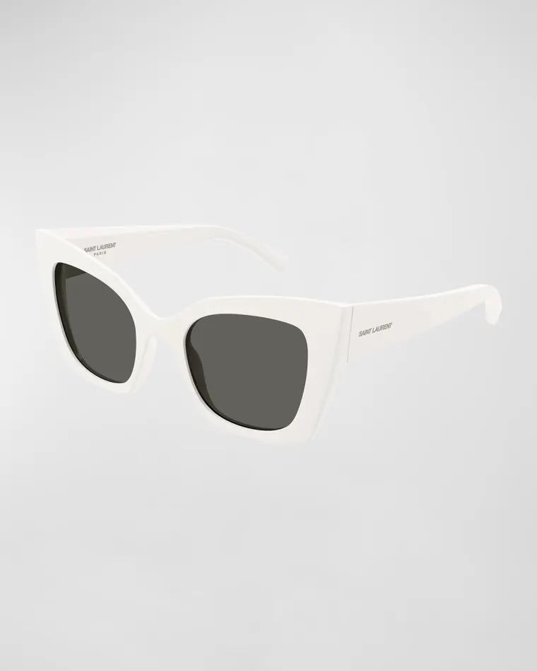 Fashion Show Bio Nylon Cat-Eye Sunglasses by SAINT LAURENT