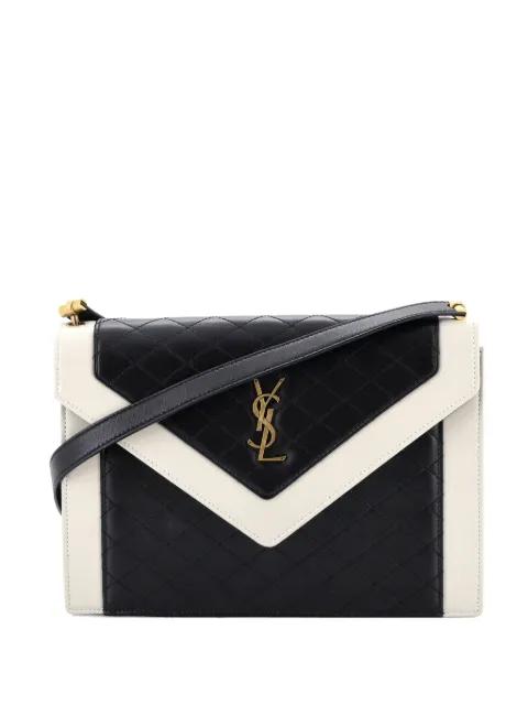 Gaby Envelope Satchel Quilted Leather crossbody bag by SAINT LAURENT 
