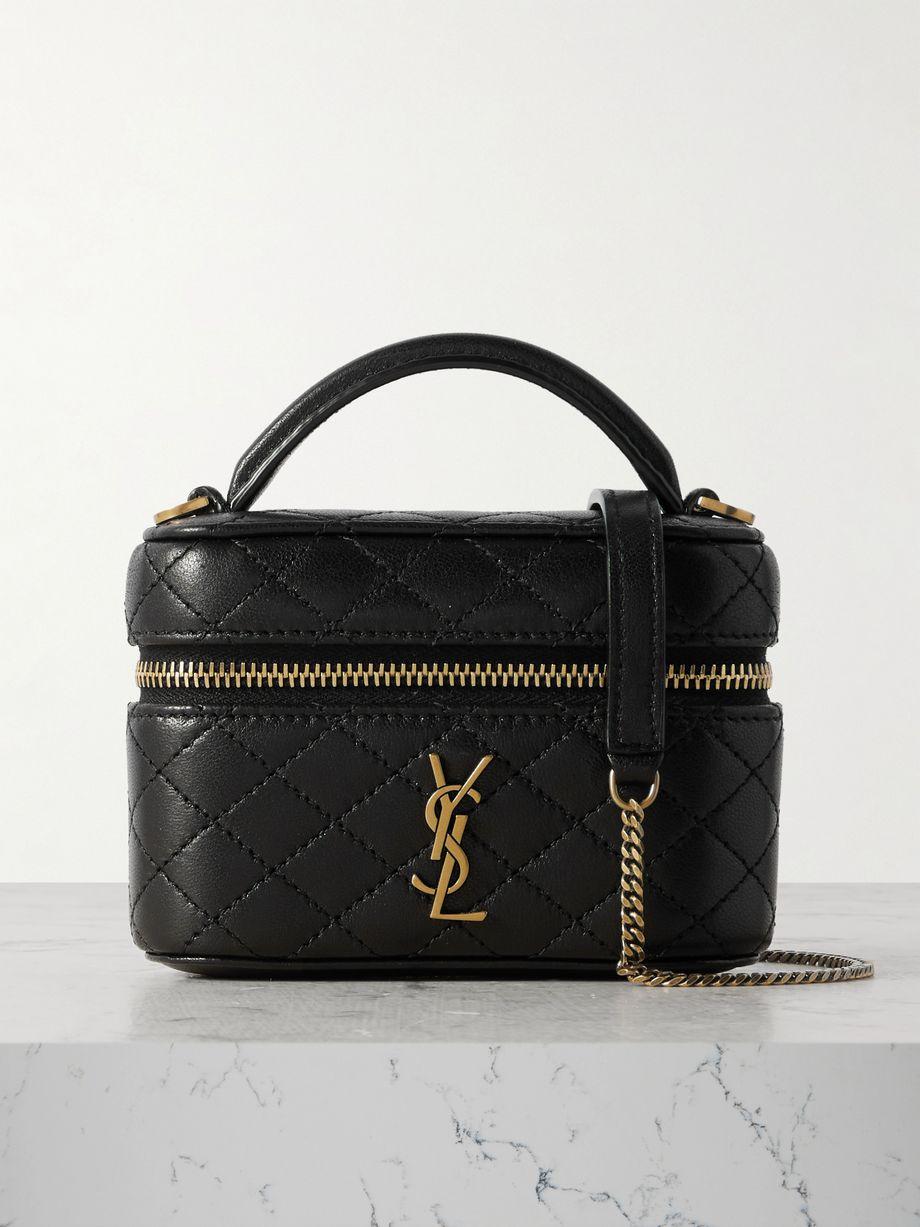Gaby Vanity micro quilted leather shoulder bag by SAINT LAURENT