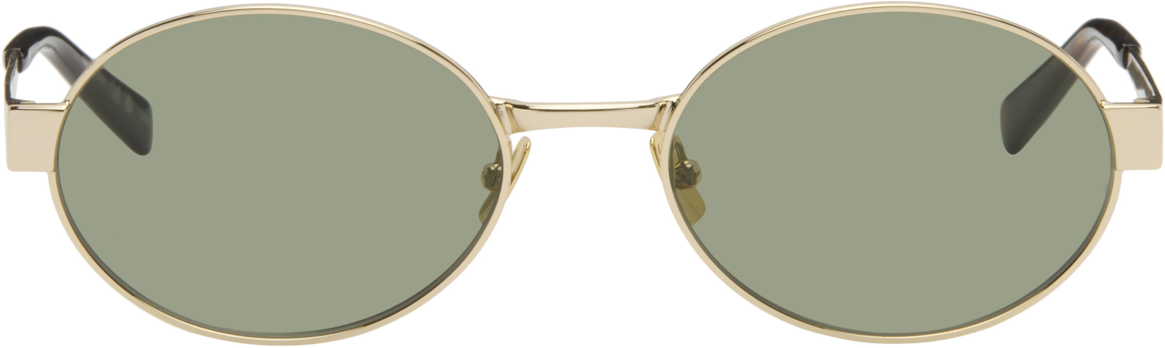Gold SL 692 Sunglasses by SAINT LAURENT