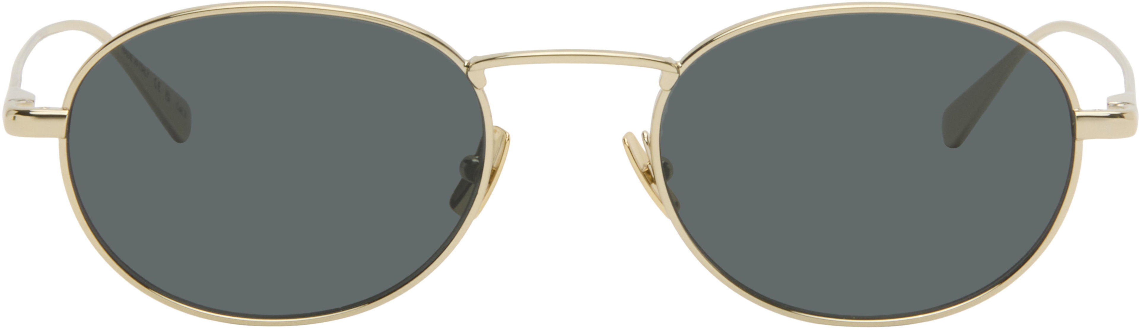 Gold SL 799 Sunglasses by SAINT LAURENT