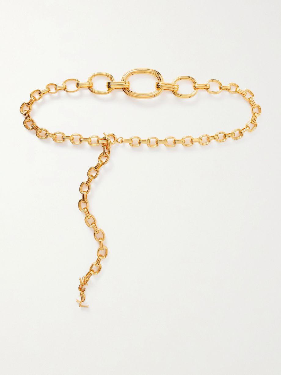 Gold-tone belt by SAINT LAURENT