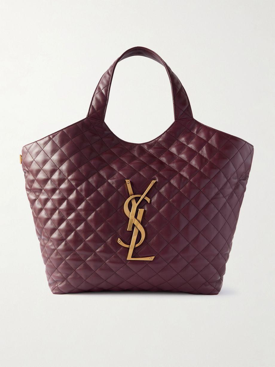 Icare extra large embellished quilted leather tote by SAINT LAURENT