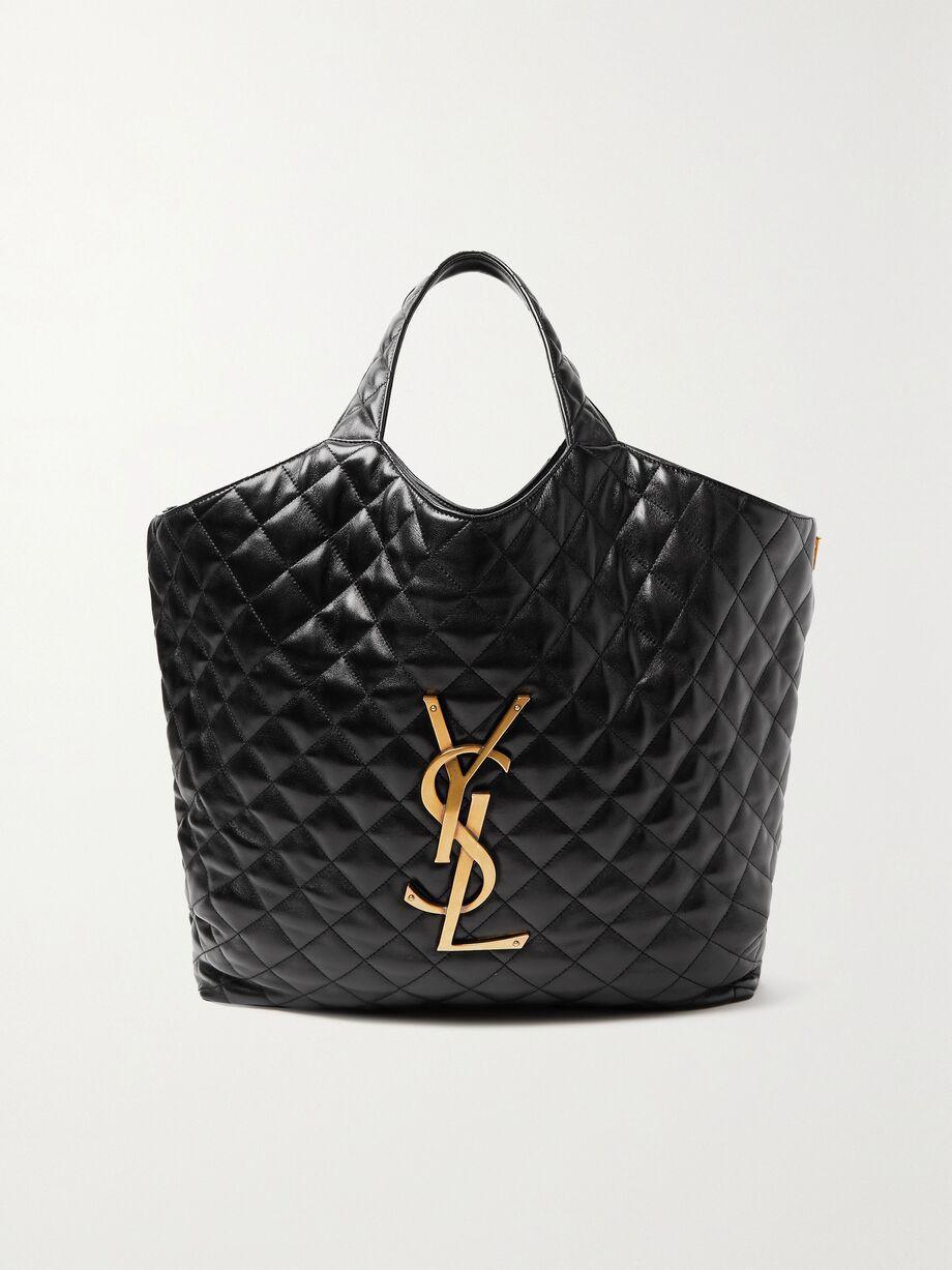 Icare extra large embellished quilted leather tote by SAINT LAURENT