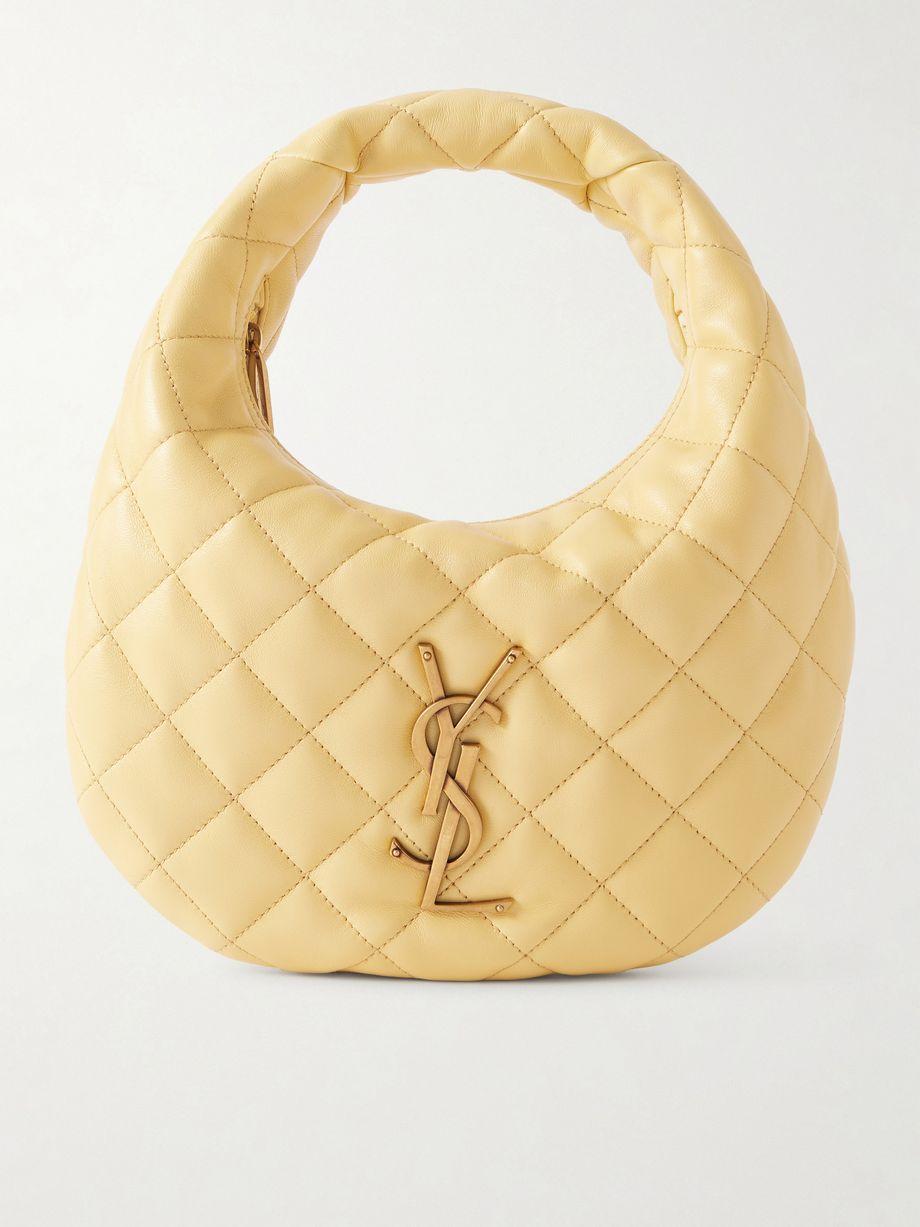 Icarino matelassé leather tote by SAINT LAURENT