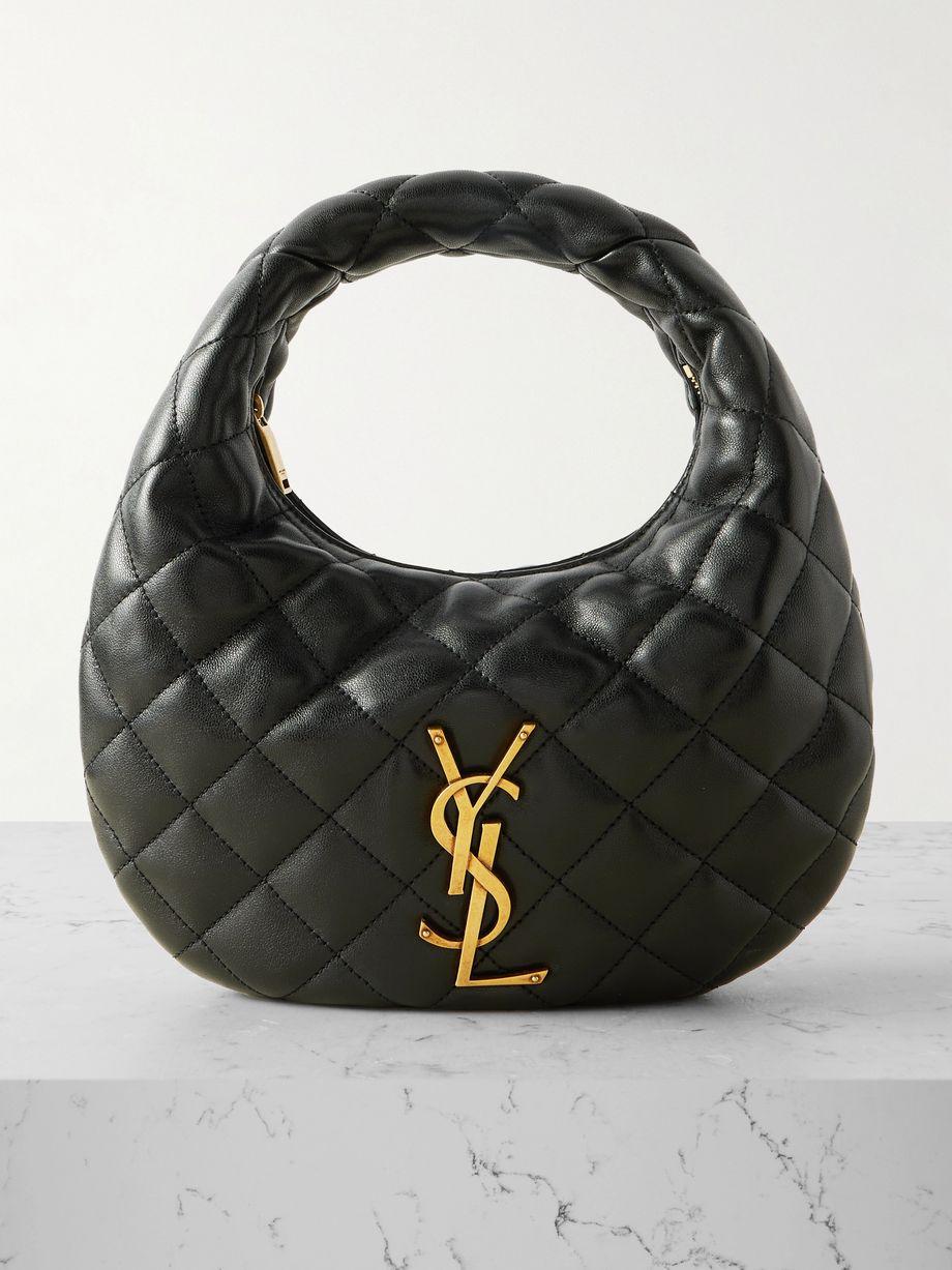 Icarino matelassé leather tote by SAINT LAURENT