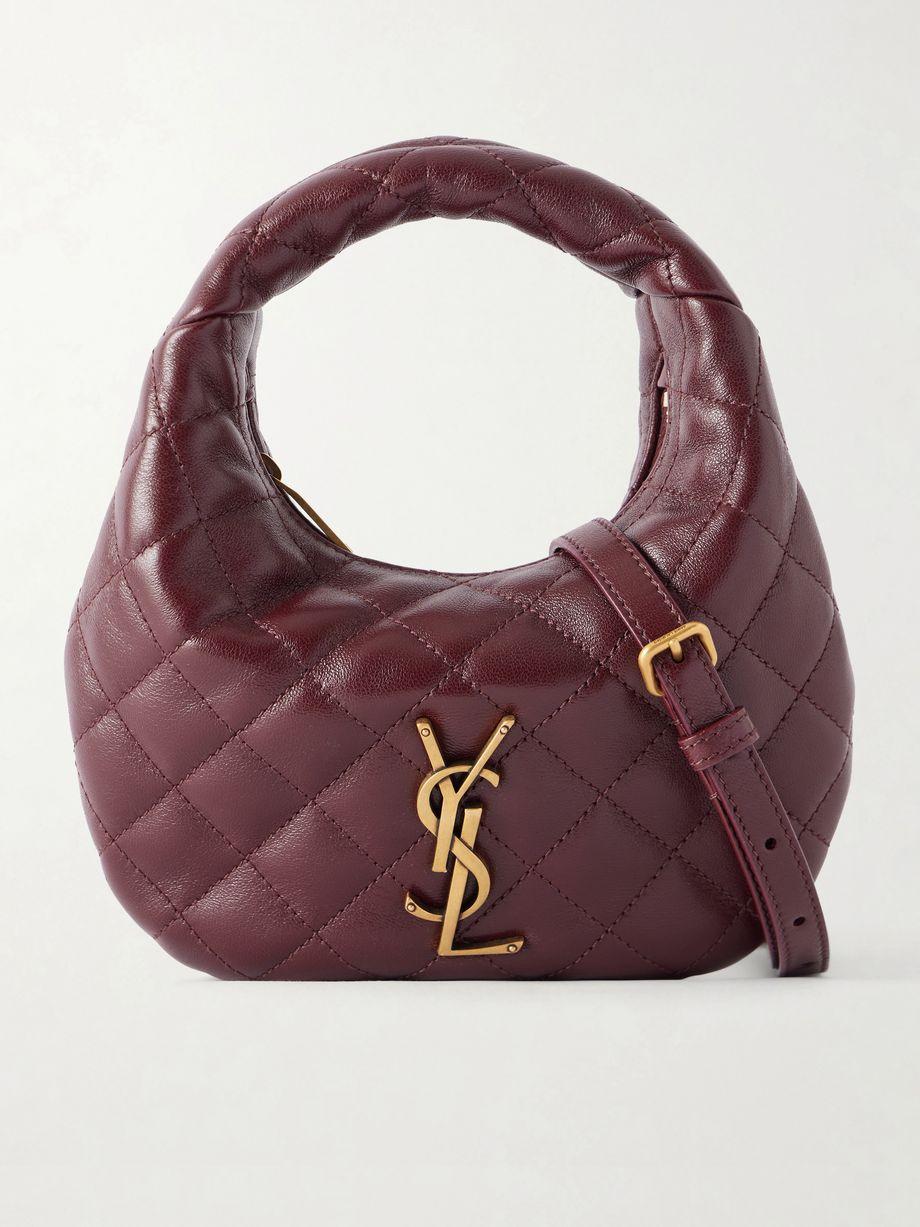Icarino mini Matelassé leather shoulder bag by SAINT LAURENT