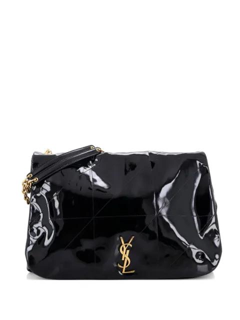Jamie 4.3 Quilted Patent Large shoulder bag by SAINT LAURENT 