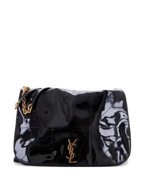 Jamie 4.3 Quilted Patent Large shoulder bag by SAINT LAURENT 