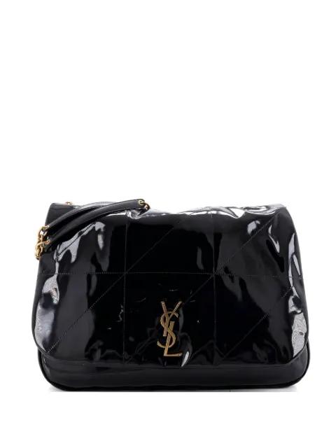Jamie 4.3 Quilted Patent Large shoulder bag by SAINT LAURENT 