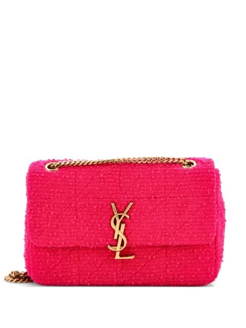 Jamie Flap Bag Quilted Boucle Tweed Medium shoulder bag by SAINT LAURENT 